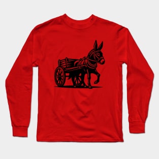 Donkey Cart Long Sleeve T-Shirt